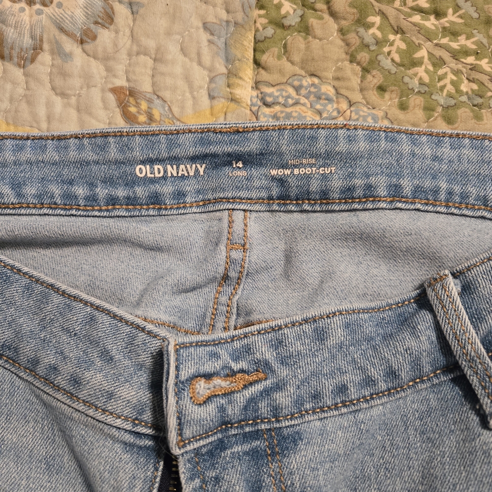 Old Navy Light Blue Boot Cut Jeans